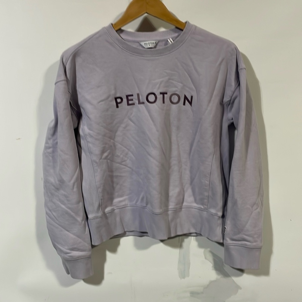 Peloton athletic fleece crewneck sweatshirt